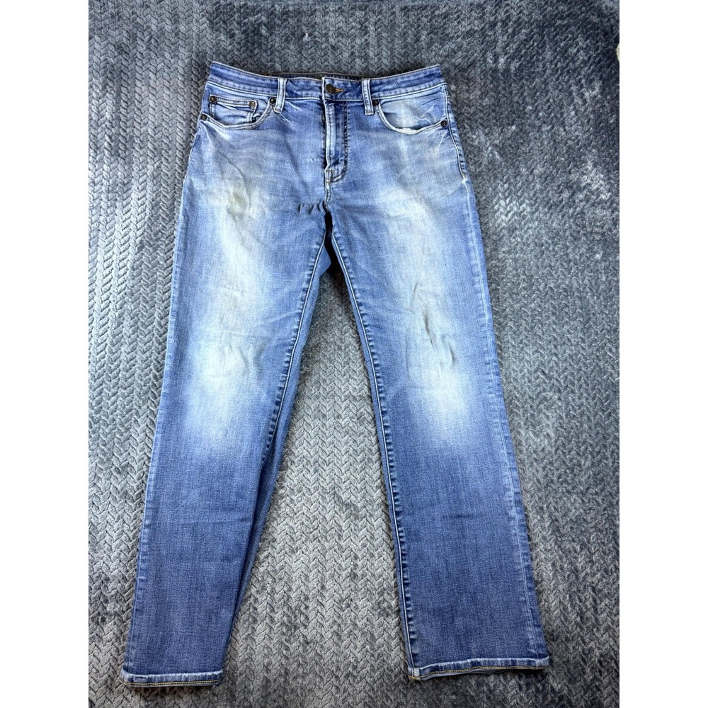 American Eagle Outfitters Extreme Flex Jeans Men 33x32 Blue Stretch Straight Leg